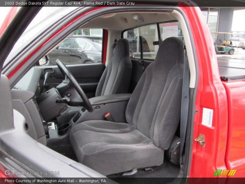 Flame Red / Dark Slate Gray 2003 Dodge Dakota SXT Regular Cab 4x4