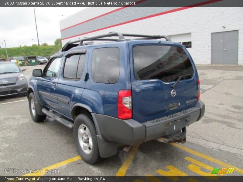 Just Blue Metallic / Charcoal 2003 Nissan Xterra SE V6 Supercharged 4x4
