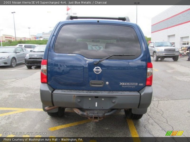 Just Blue Metallic / Charcoal 2003 Nissan Xterra SE V6 Supercharged 4x4