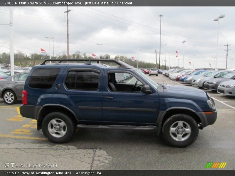 Just Blue Metallic / Charcoal 2003 Nissan Xterra SE V6 Supercharged 4x4