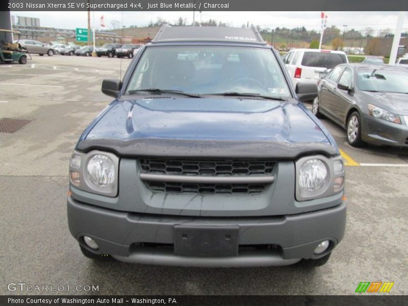 Just Blue Metallic / Charcoal 2003 Nissan Xterra SE V6 Supercharged 4x4