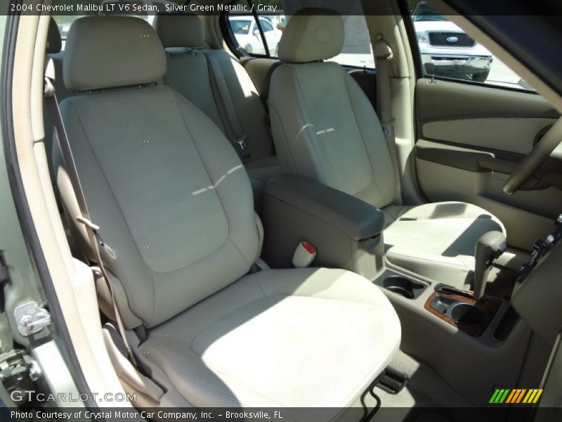 Silver Green Metallic / Gray 2004 Chevrolet Malibu LT V6 Sedan