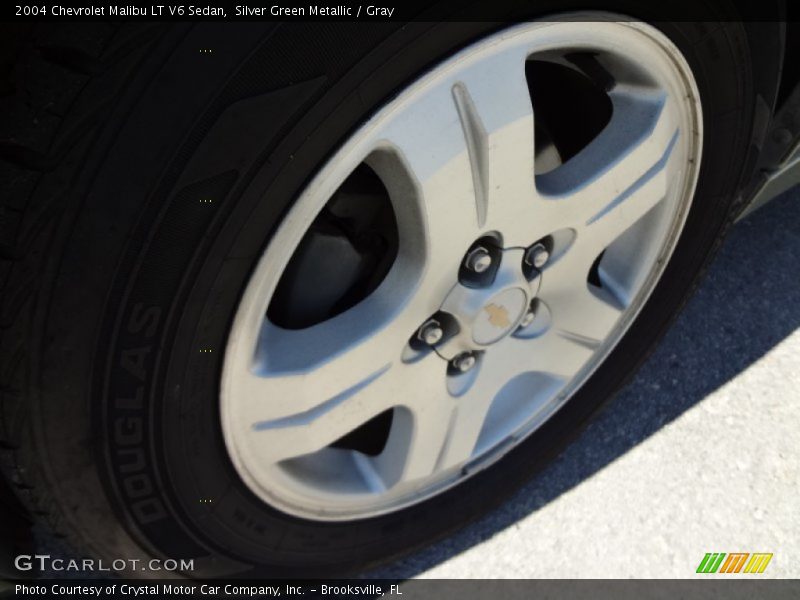 Silver Green Metallic / Gray 2004 Chevrolet Malibu LT V6 Sedan