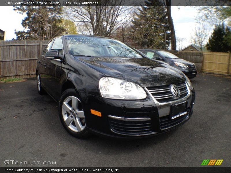 Black Uni / Anthracite 2009 Volkswagen Jetta SE Sedan