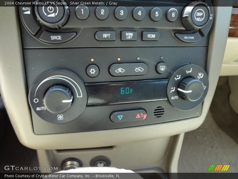Silver Green Metallic / Gray 2004 Chevrolet Malibu LT V6 Sedan