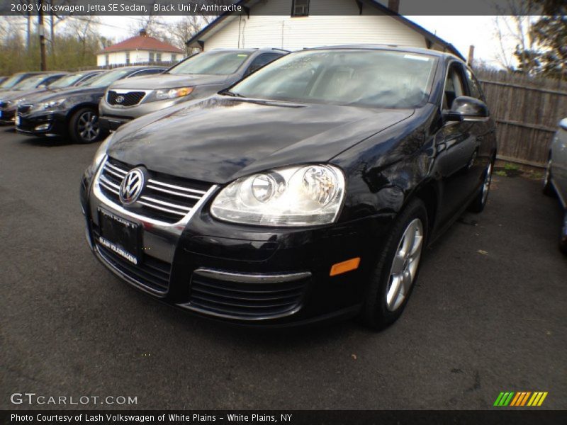 Black Uni / Anthracite 2009 Volkswagen Jetta SE Sedan