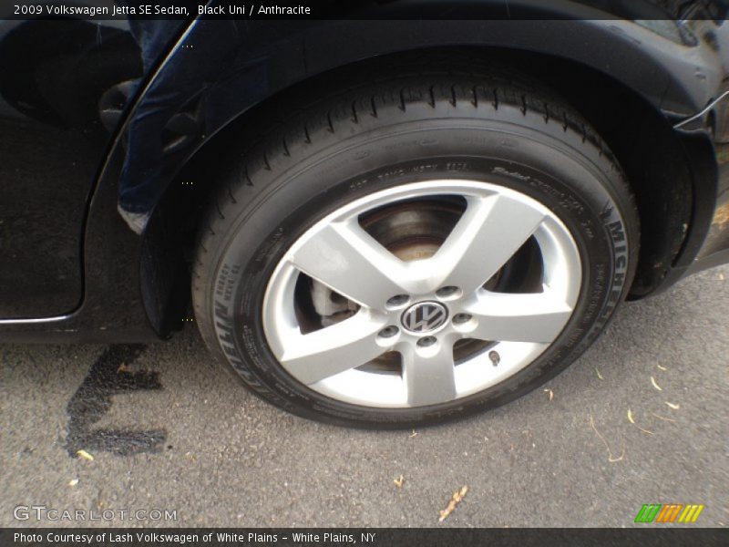 Black Uni / Anthracite 2009 Volkswagen Jetta SE Sedan