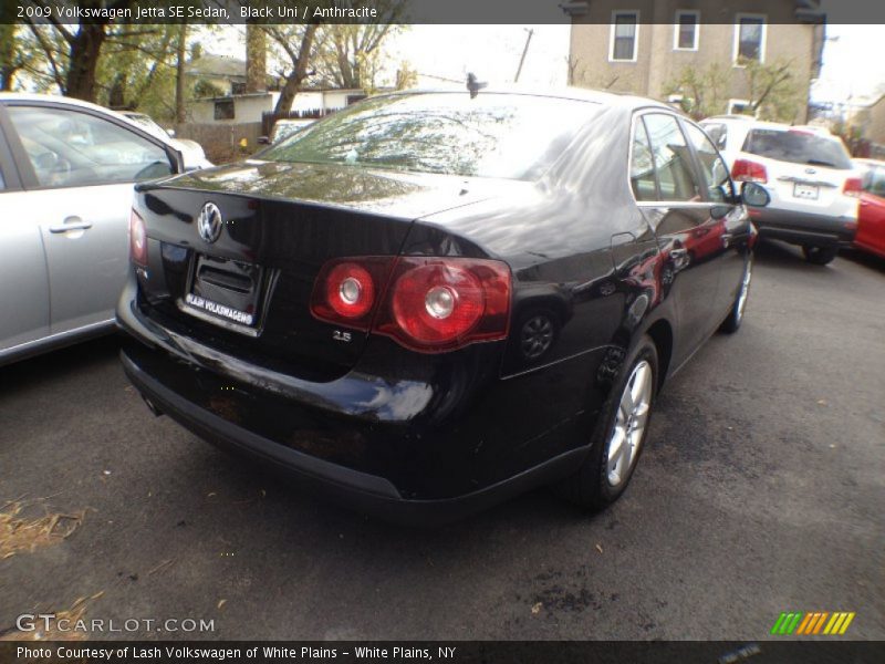 Black Uni / Anthracite 2009 Volkswagen Jetta SE Sedan
