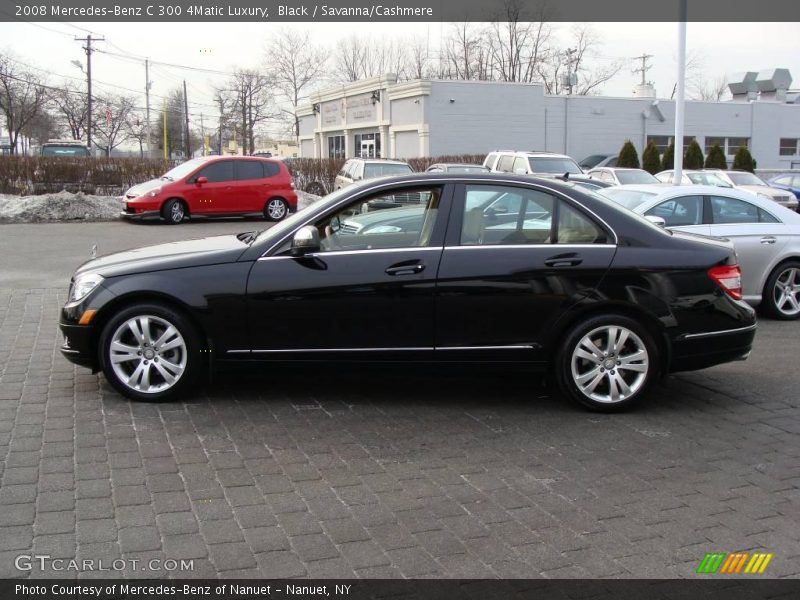 Black / Savanna/Cashmere 2008 Mercedes-Benz C 300 4Matic Luxury