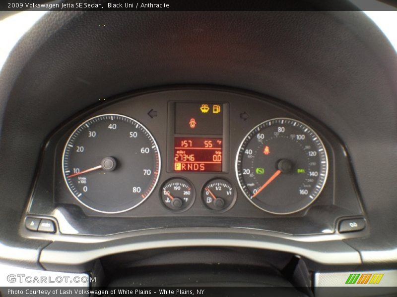 Black Uni / Anthracite 2009 Volkswagen Jetta SE Sedan