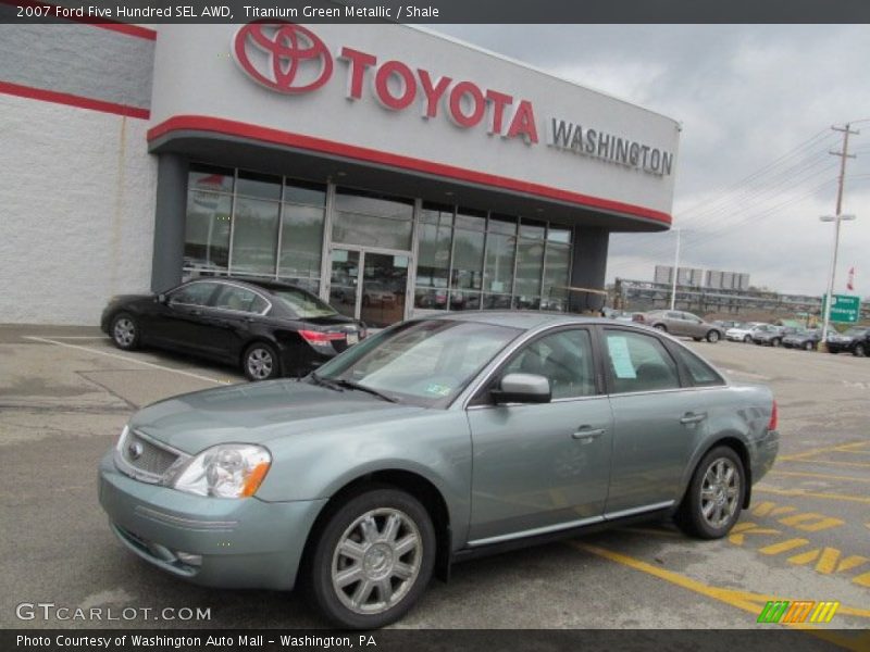 Titanium Green Metallic / Shale 2007 Ford Five Hundred SEL AWD