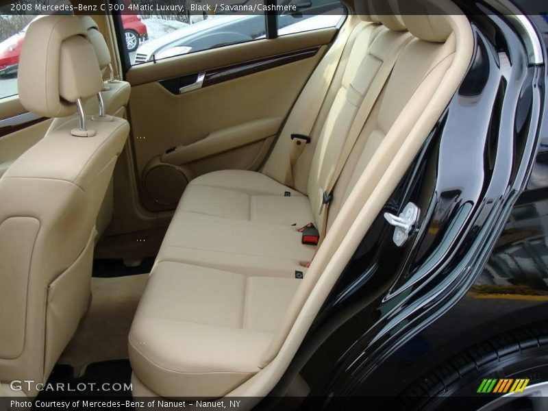 Black / Savanna/Cashmere 2008 Mercedes-Benz C 300 4Matic Luxury