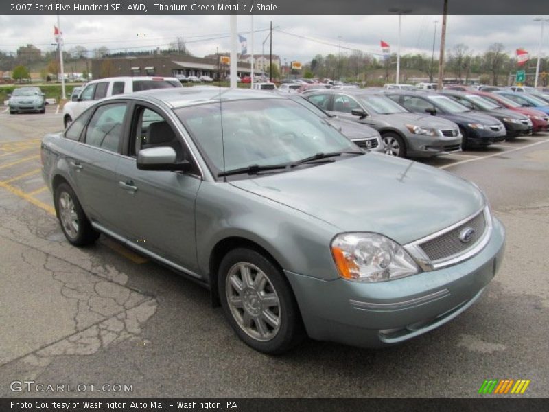 Titanium Green Metallic / Shale 2007 Ford Five Hundred SEL AWD