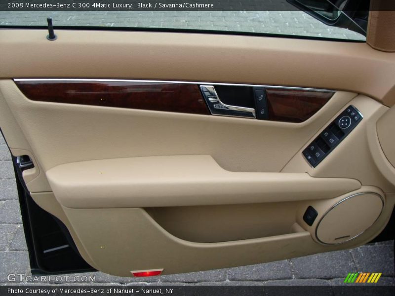 Black / Savanna/Cashmere 2008 Mercedes-Benz C 300 4Matic Luxury
