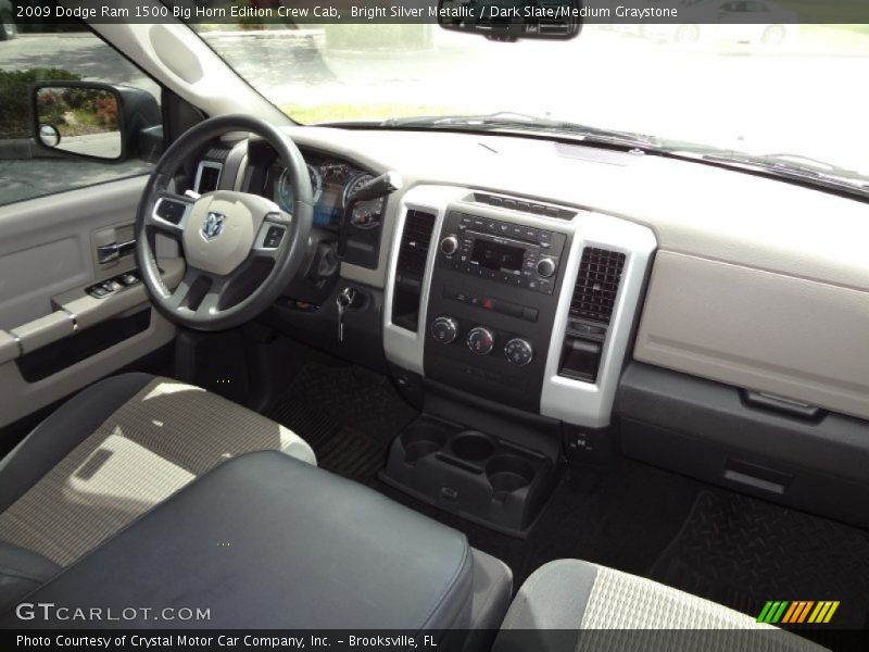 Bright Silver Metallic / Dark Slate/Medium Graystone 2009 Dodge Ram 1500 Big Horn Edition Crew Cab