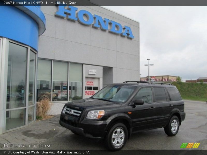 Formal Black / Gray 2007 Honda Pilot LX 4WD