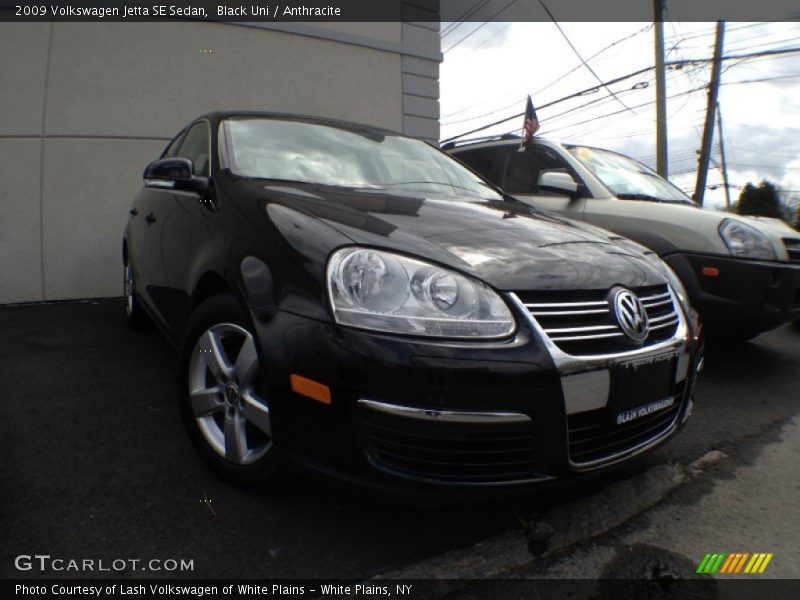 Black Uni / Anthracite 2009 Volkswagen Jetta SE Sedan