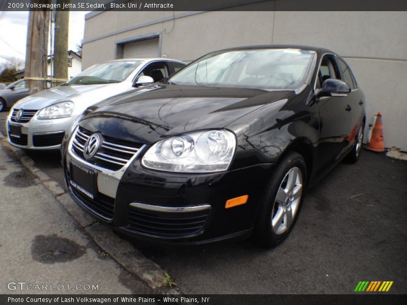 Black Uni / Anthracite 2009 Volkswagen Jetta SE Sedan