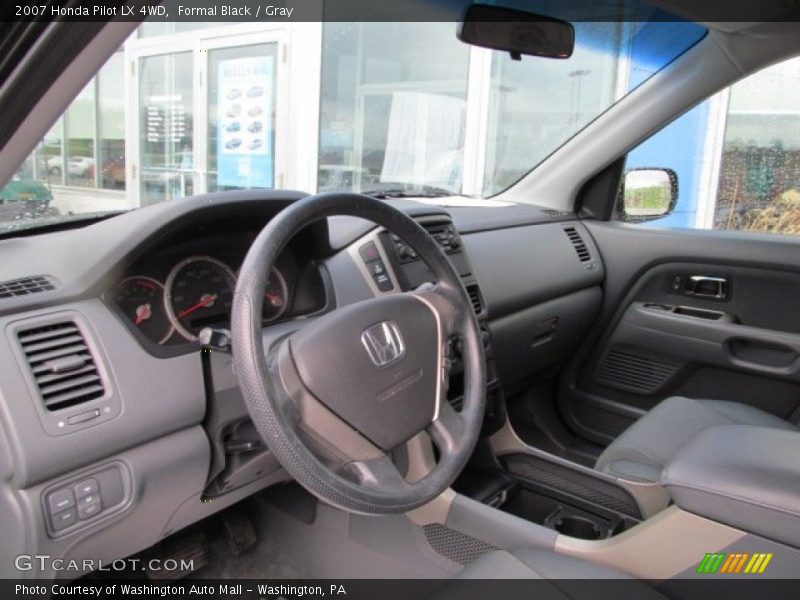 Formal Black / Gray 2007 Honda Pilot LX 4WD