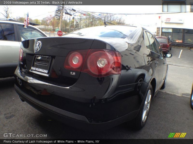 Black Uni / Anthracite 2009 Volkswagen Jetta SE Sedan
