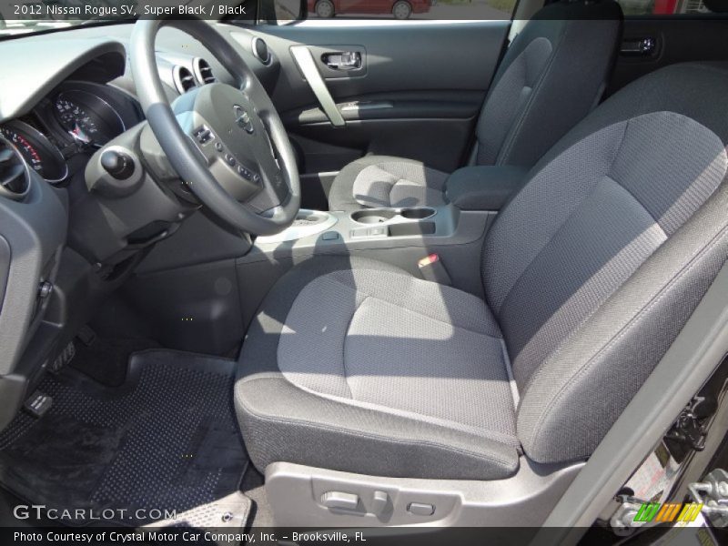 Super Black / Black 2012 Nissan Rogue SV