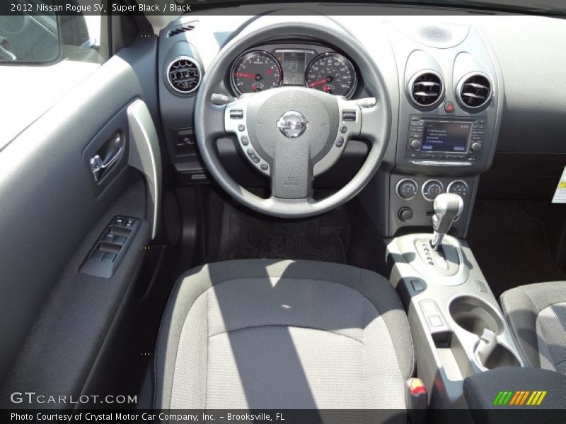 Super Black / Black 2012 Nissan Rogue SV