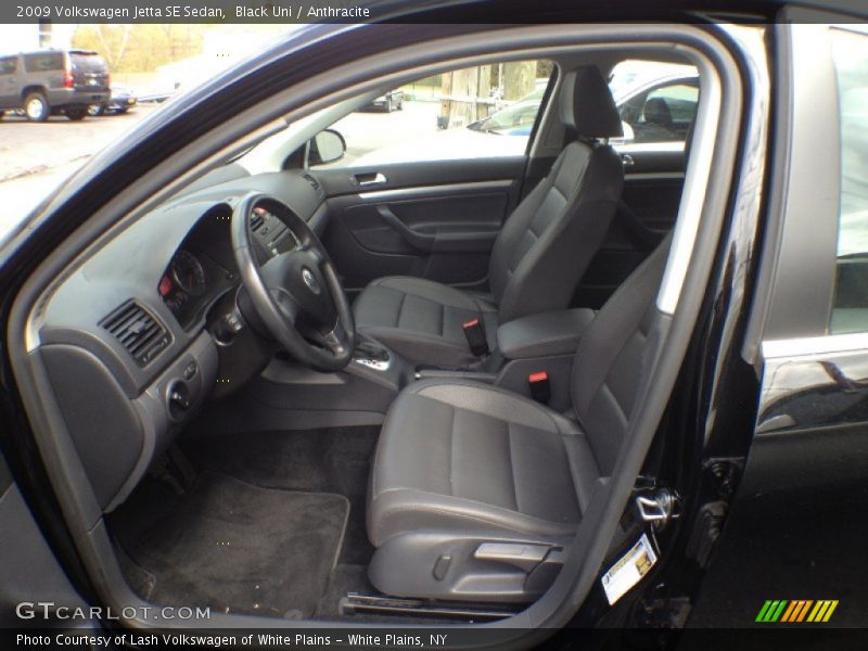 Black Uni / Anthracite 2009 Volkswagen Jetta SE Sedan