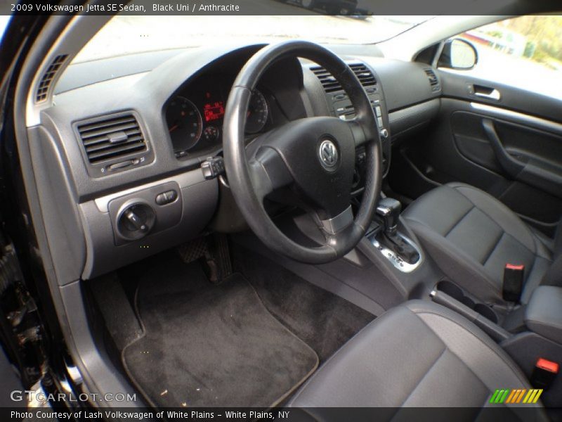 Black Uni / Anthracite 2009 Volkswagen Jetta SE Sedan