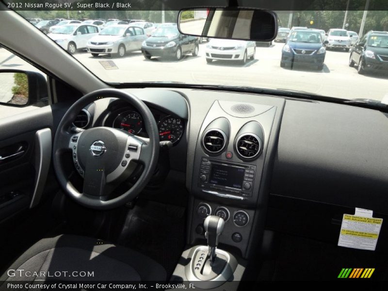 Super Black / Black 2012 Nissan Rogue SV