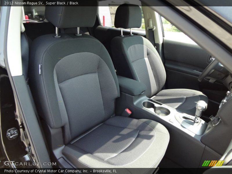 Super Black / Black 2012 Nissan Rogue SV