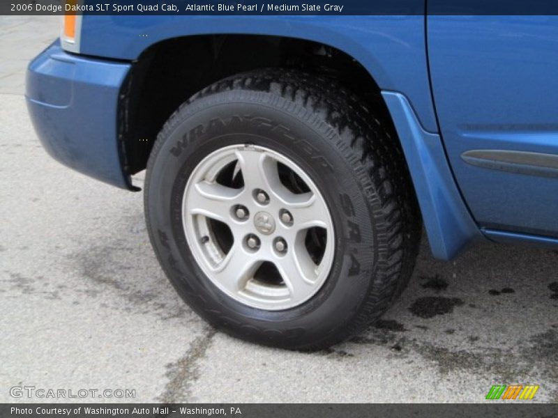 Atlantic Blue Pearl / Medium Slate Gray 2006 Dodge Dakota SLT Sport Quad Cab