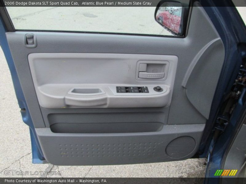 Atlantic Blue Pearl / Medium Slate Gray 2006 Dodge Dakota SLT Sport Quad Cab