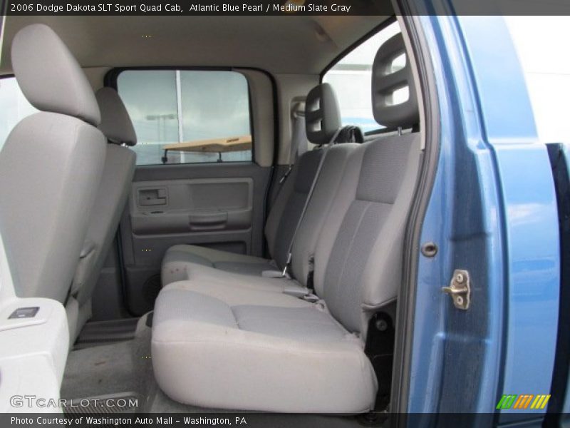 Atlantic Blue Pearl / Medium Slate Gray 2006 Dodge Dakota SLT Sport Quad Cab