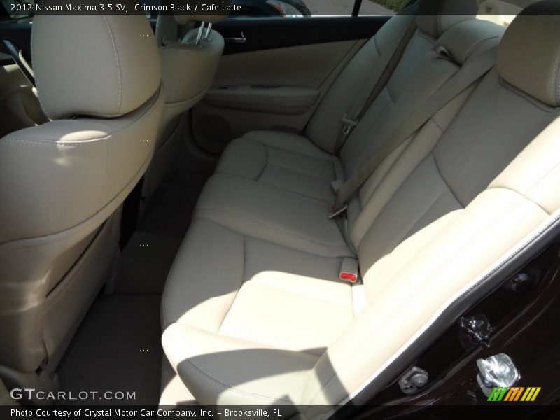 Crimson Black / Cafe Latte 2012 Nissan Maxima 3.5 SV
