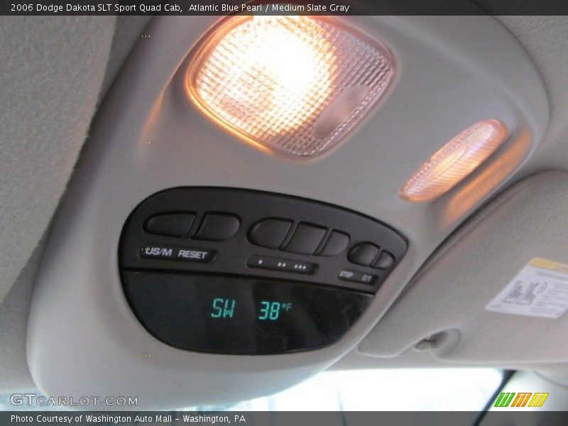 Atlantic Blue Pearl / Medium Slate Gray 2006 Dodge Dakota SLT Sport Quad Cab