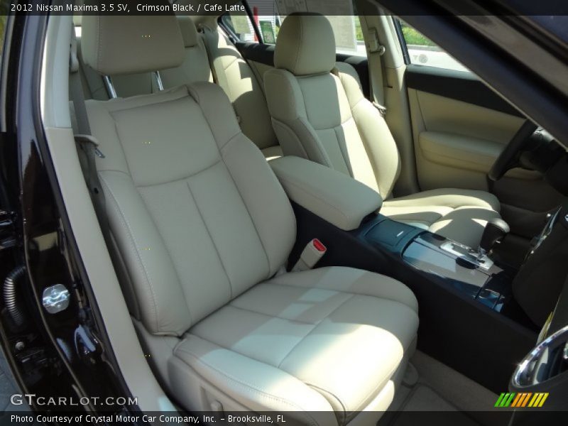 Crimson Black / Cafe Latte 2012 Nissan Maxima 3.5 SV