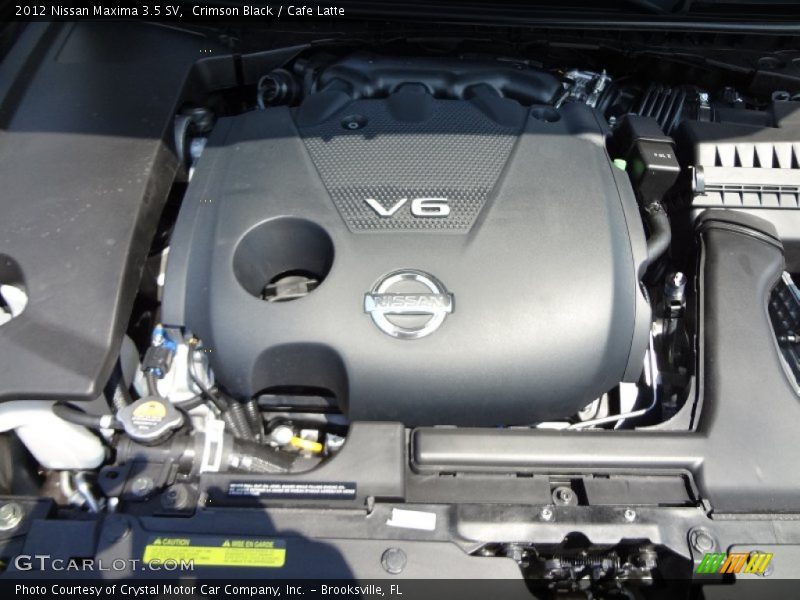 Crimson Black / Cafe Latte 2012 Nissan Maxima 3.5 SV