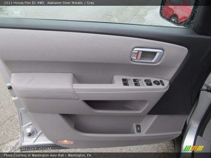 Alabaster Silver Metallic / Gray 2011 Honda Pilot EX 4WD