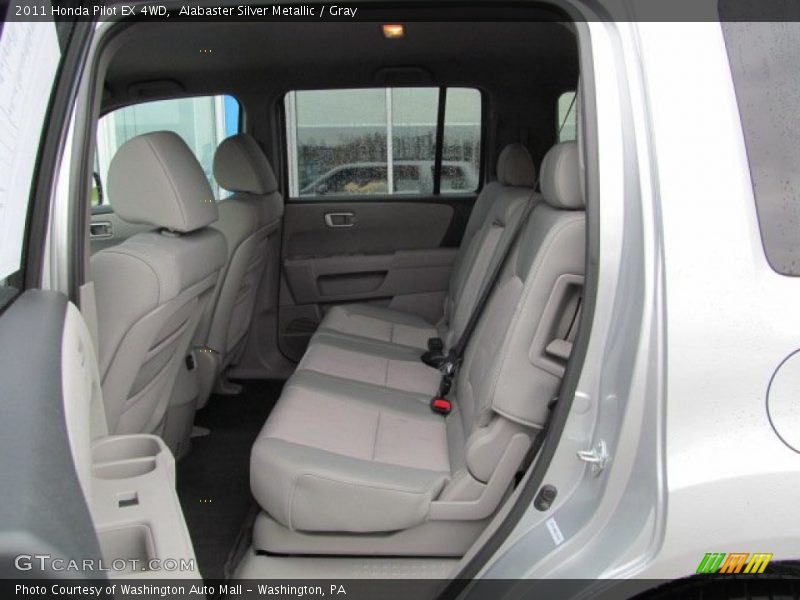Alabaster Silver Metallic / Gray 2011 Honda Pilot EX 4WD