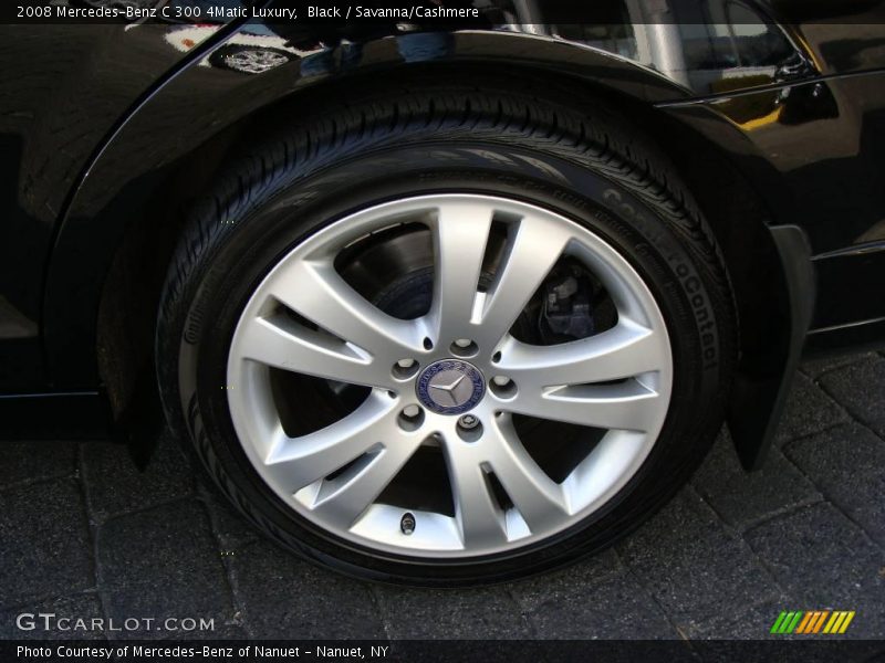 Black / Savanna/Cashmere 2008 Mercedes-Benz C 300 4Matic Luxury