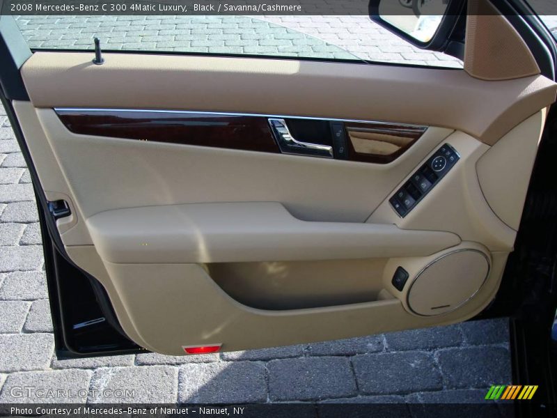 Black / Savanna/Cashmere 2008 Mercedes-Benz C 300 4Matic Luxury