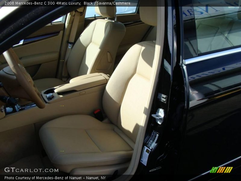 Black / Savanna/Cashmere 2008 Mercedes-Benz C 300 4Matic Luxury