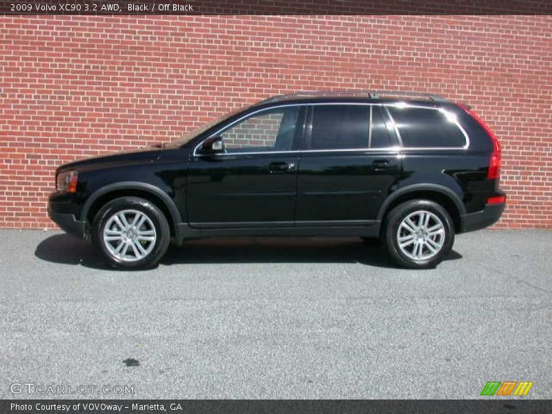 Black / Off Black 2009 Volvo XC90 3.2 AWD