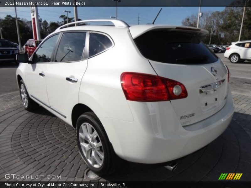 Pearl White / Beige 2012 Nissan Murano SL