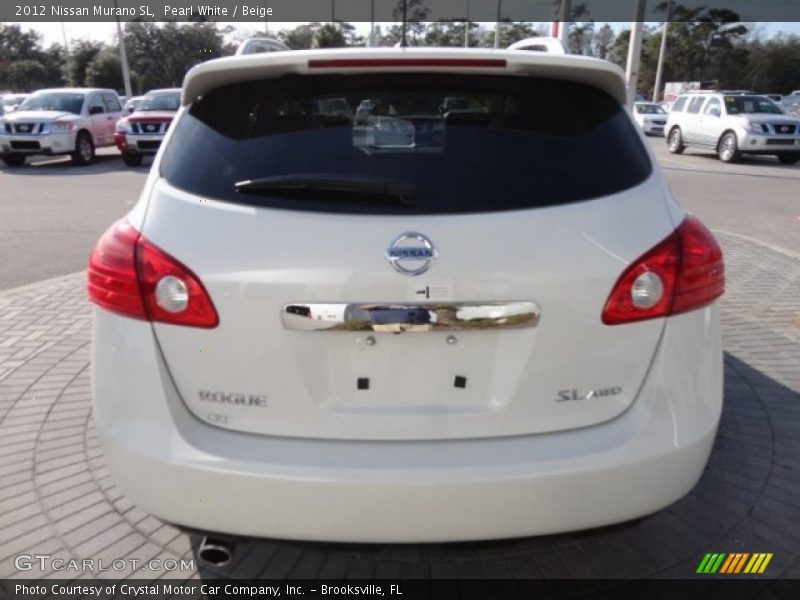 Pearl White / Beige 2012 Nissan Murano SL