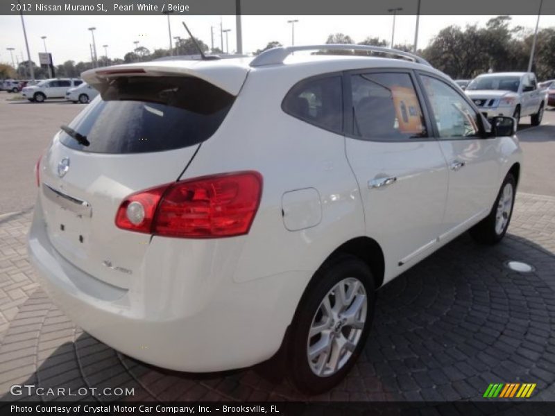 Pearl White / Beige 2012 Nissan Murano SL