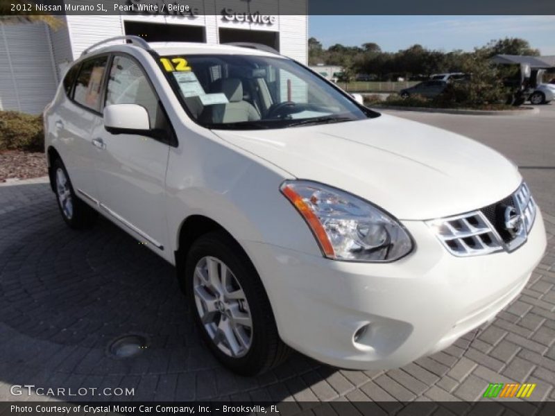 Pearl White / Beige 2012 Nissan Murano SL
