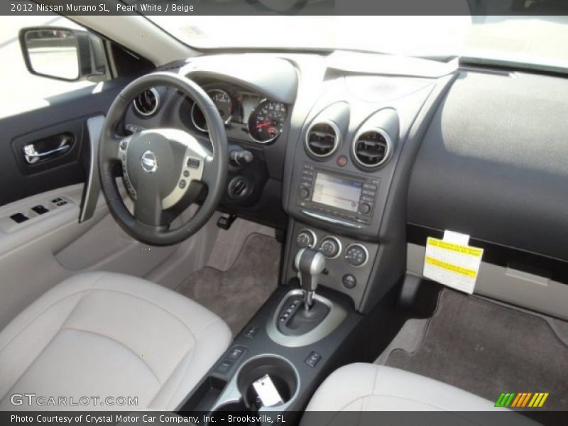 Pearl White / Beige 2012 Nissan Murano SL
