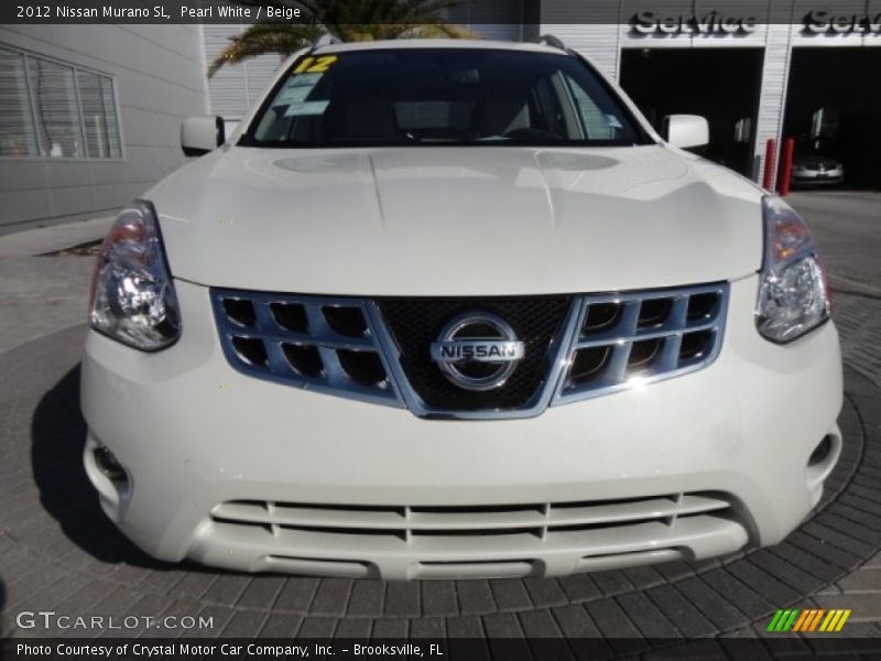Pearl White / Beige 2012 Nissan Murano SL