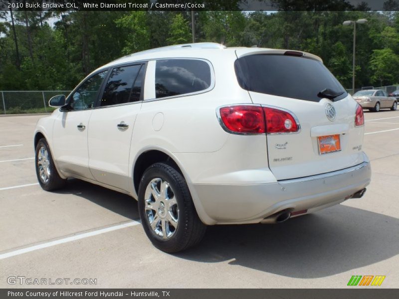 White Diamond Tricoat / Cashmere/Cocoa 2010 Buick Enclave CXL